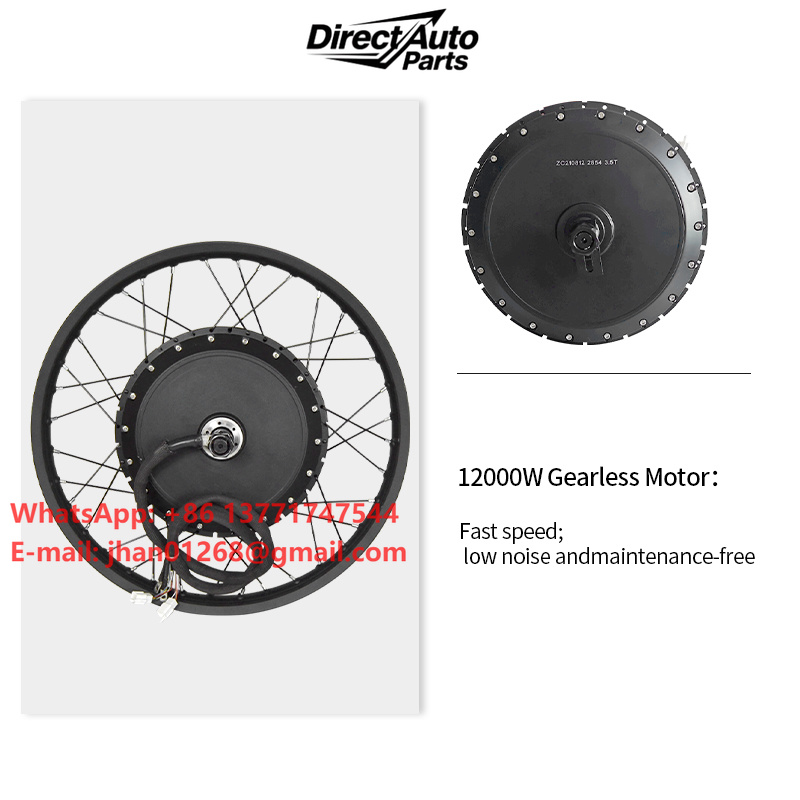 12000W Electric Motorcycle Hub Motor - Kit de conversion de moto électrique