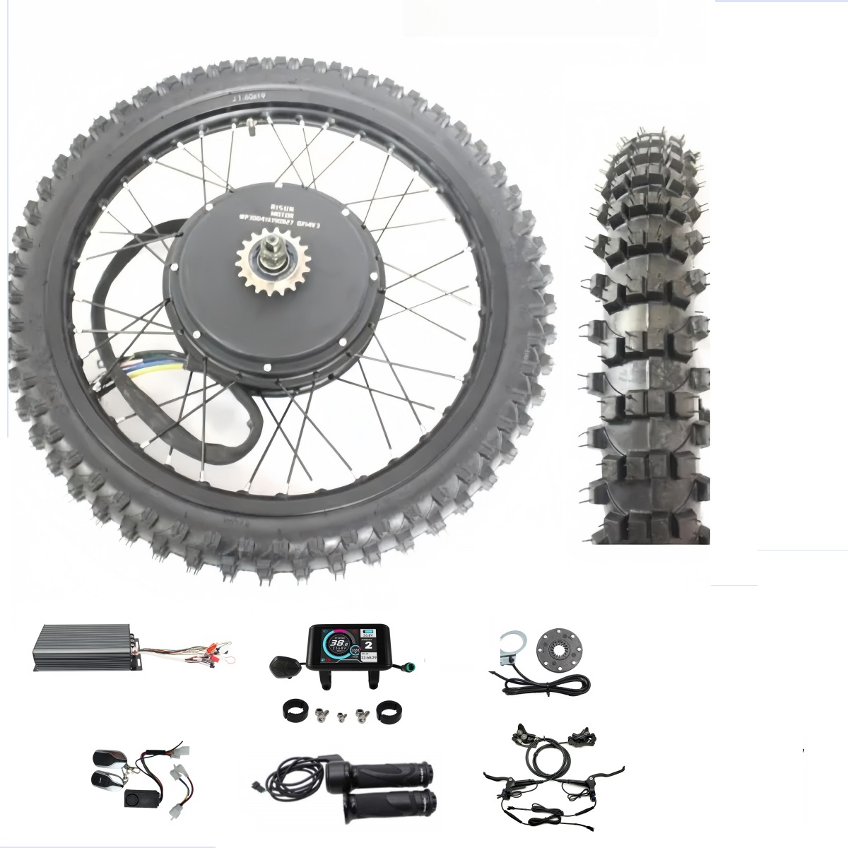 Kit de Conversion de roue arri - 72V 8000W Brushless Hub Motor avis et prix