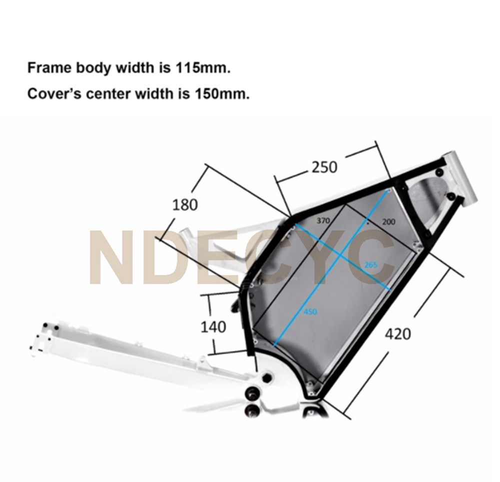 NBpower-Cadre de vélo électriq - 3000W Stealth Bomber Motor avis et prix