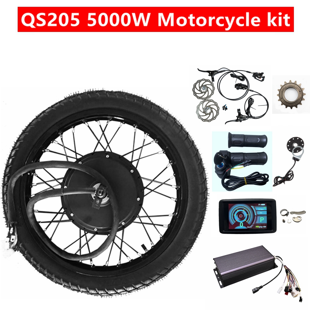 Kit de roue arrière pour moto  - 5000W Hub Motor Kit 72V avis et prix