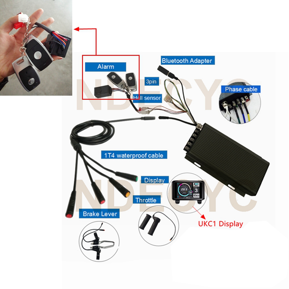 Kit de motorisation de vélo él - 5000W Hub Motor Kit 72V avis et prix